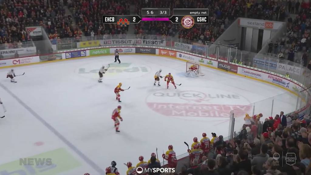 EHC Biel gewinnt am Samstag gegen Genf-Servette