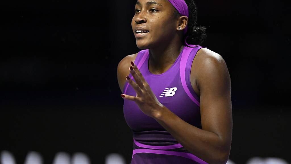 Zum Jahresende gut in Form: Coco Gauff