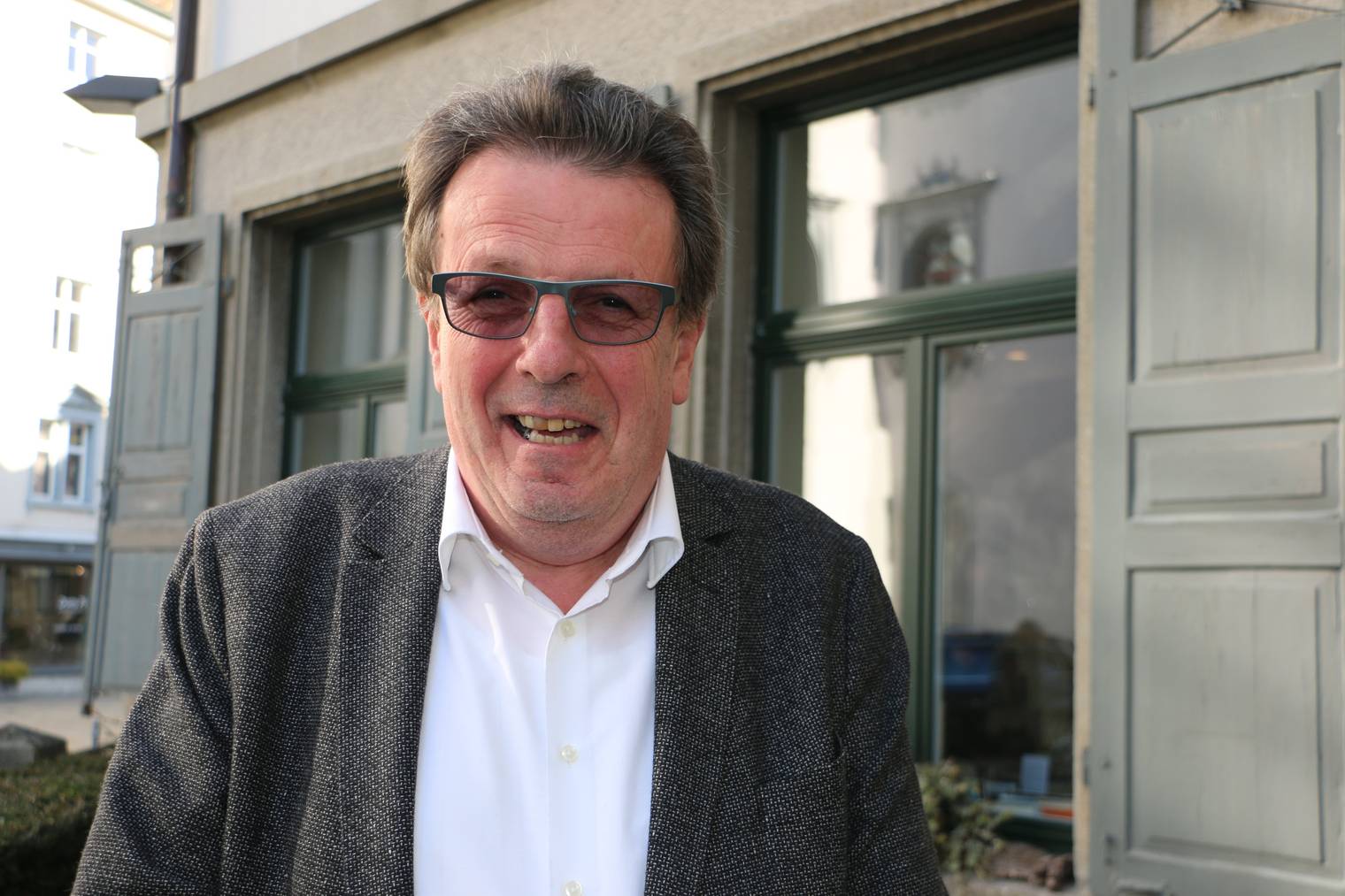 Bruno Bischof, Präsident der Fasnachtsgesellschaft St.Gallen (Bild: FM1Today/ Nina Müller)