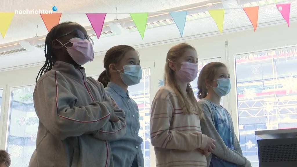 Ein Schulstart mit Schutzmasken in Luzern