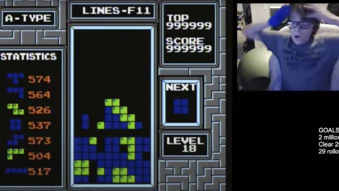 Erster Mensch: US-Teenie spielt Tetris durch