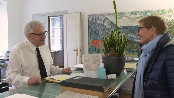 Noch ein letztes Mal durch die Bresche: Letzter Arbeitstag von Solothurner Stadtpräsident Kurt Fluri