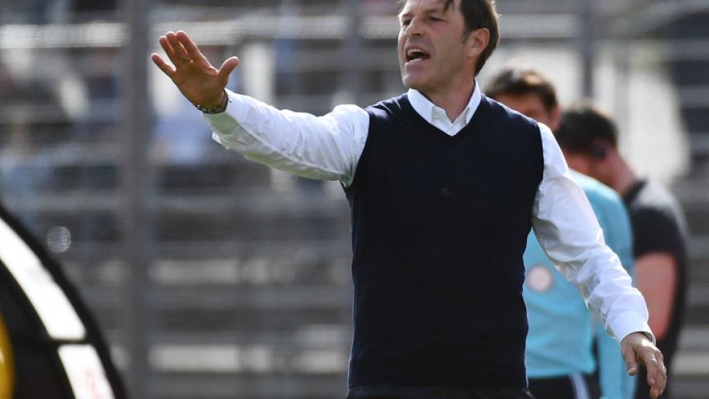 Bald nichts mehr zu sagen in Lugano? Coach Paolo Tramezzani im Spiel am Sonntag gegen YB
