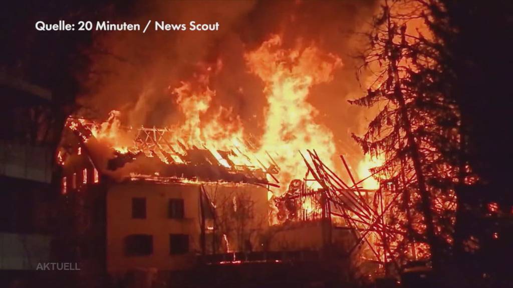 Bauernhaus-Brände: In Lüterswil retten sich 3 Personen, in Pfaffnau stirbt ein Ehepaar