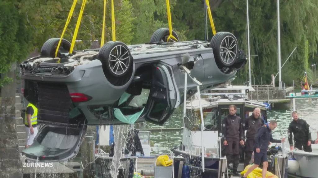 Auto im Zürichsee gelandet: 42-Jähriger in kritischem Zustand