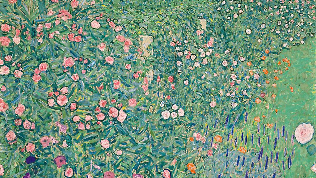 Das Bild «Italienische Gartenlandschaft» von Gustav Klimt steht im Mittelpunkt einer neuen Ausstellung im Historischen und Völkerkundemuseum in St. Gallen.