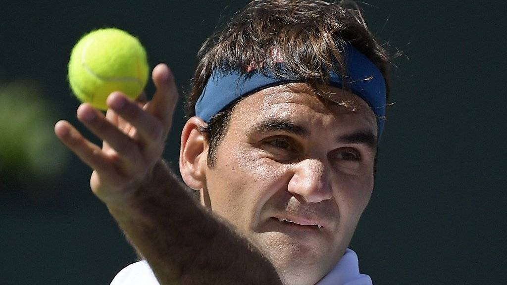 Rpger Federer steht in Indian Wells im Finale.