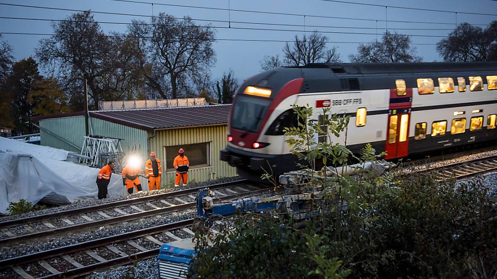 Bahnbetrieb zwischen Lausanne und Genf eine Woche eingeschränkt