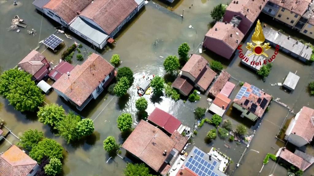 In Italien stehen ganze Städte unter Wasser
