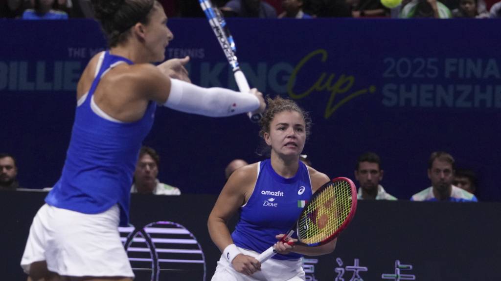 Im Doppel praktisch unschlagbar: die Italienerinnen Sara Errani (li.) und Jasmine Paolini