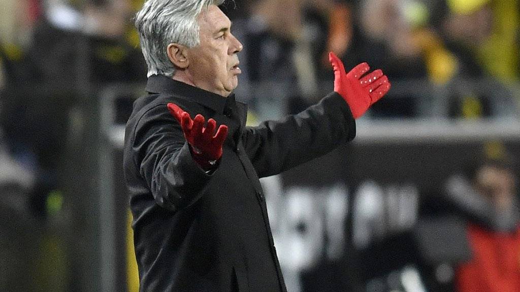 Carlo Ancelotti und die Bayern durchleben ein sportliches Tief