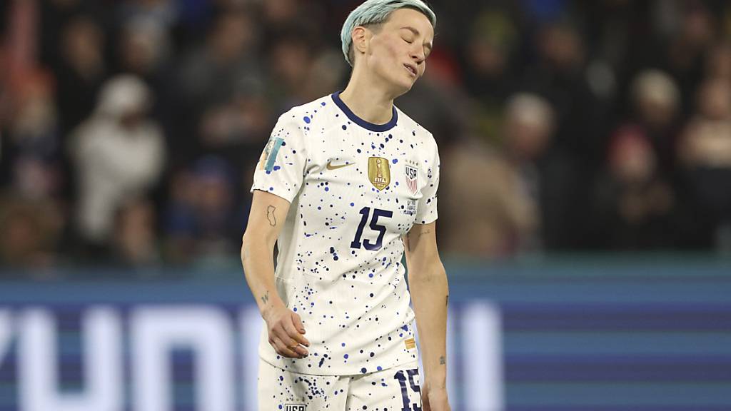 Sinnbild des amerikanischen Scheiterns: Starspielerin Megan Rapinoe versagte in ihrem letzten Länderspiel im Penaltyschiessen