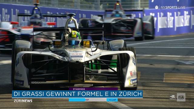 Formel-E Zürich: Sieg für Lucas Di Grassi