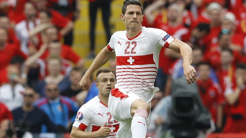 Fabian Schär setzte auch gegen Albanien offensive Akzente im Schweizer Spiel