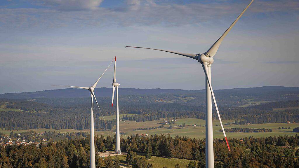 In Thundorf TG  wurde die Bevölkerung zu ihrer Meinung zu den geplanten drei Windkraftanlagen befragt. (Archivbild)