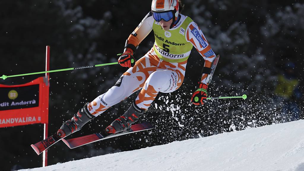 Petra Vlhova befindet sich nach der schweren Verletzung vor fast einem Jahr noch im Aufbau