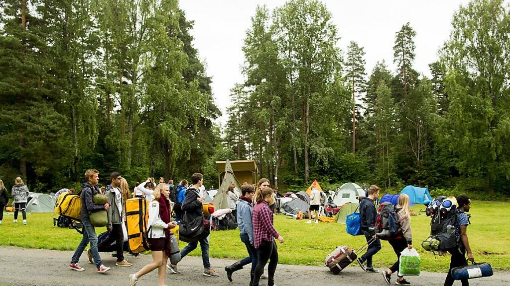 Letztes Jahr fand erstmals wieder ein Sommerlager auf Utøya statt. Dieses Jahr sollen erneut rund tausend Jugendliche teilnehmen. (Archiv)