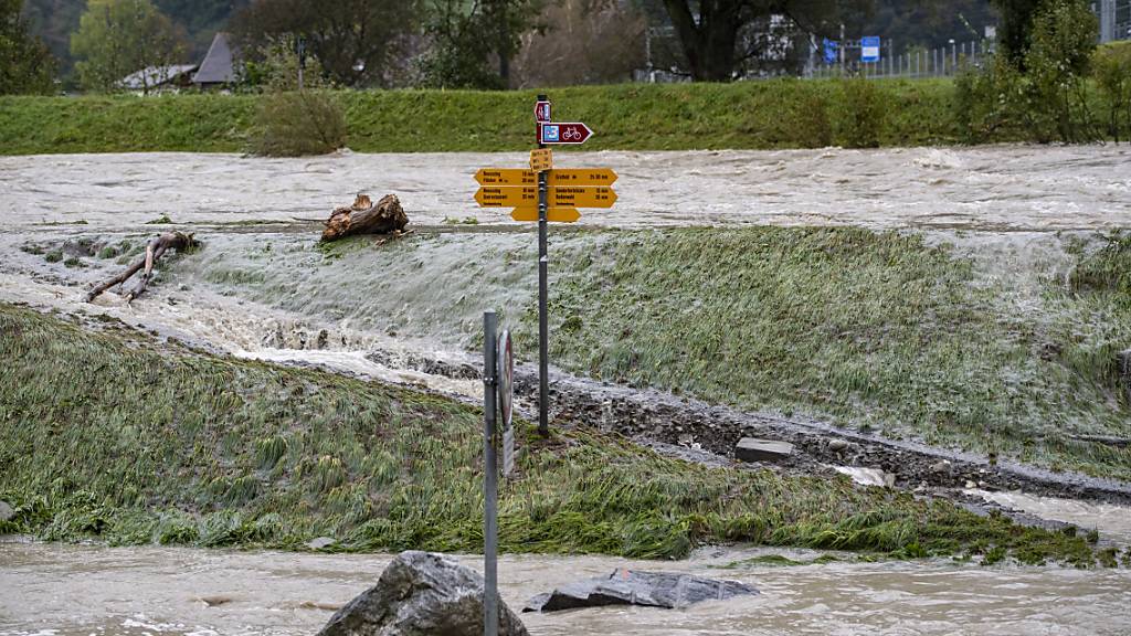 Im Kanton Uri kam es am Wochenende zu Überschwemmungen - in der Gemeinde Realp wurde das Trinkwasser verschmutzt.
