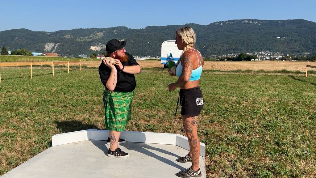 An den «Highland Games» fliegen wieder Baumstämme und Steine durchs Mittelland