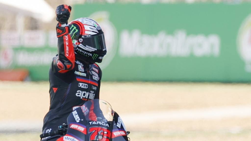 Marco Bezzecchi freut sich über den nächsten Grand-Prix-Sieg in der MotoGP