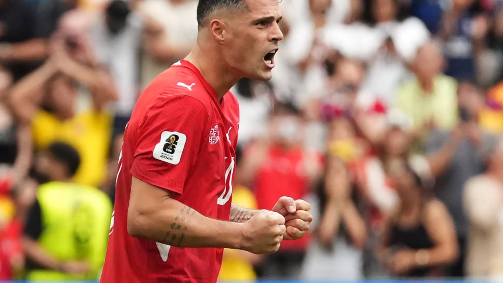 Schritt für Schritt: Der Schweizer Captain Granit Xhaka gibt die Richtung vor