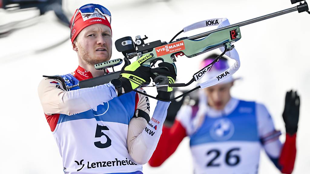 Überzeugte einmal mehr am Schiessstand: Sebastian Stalder