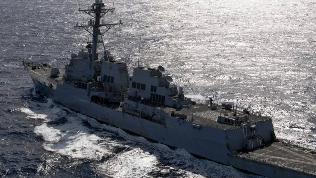 US-Zerstörer «Kidd» auf dem Pazifik: Zwei US-Militärschiffe sind am Dienstag vom Iran festgehalten worden. Offenbar haben sie iranisches Hoheitsgewässer verletzt. (Symbolbild)
