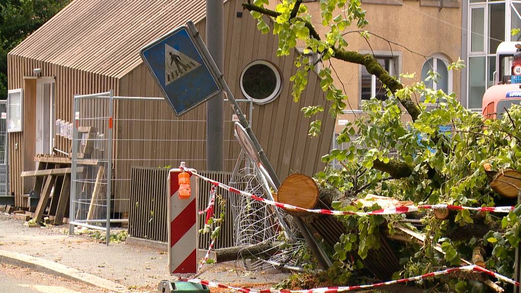 Heftige Gewitter: Mehrere Verletzte und hoher Schaden in Luzern