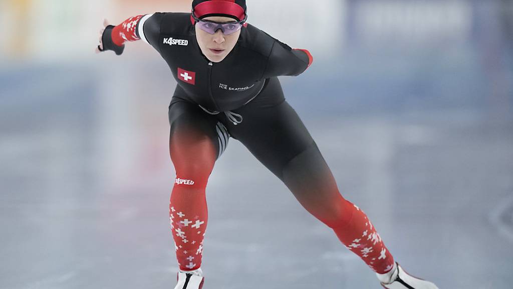 Kaitlyn McGregor gewann mit ihren beiden Teamkolleginnen in der Verfolgung die erst zweite EM-Medaille der Schweiz