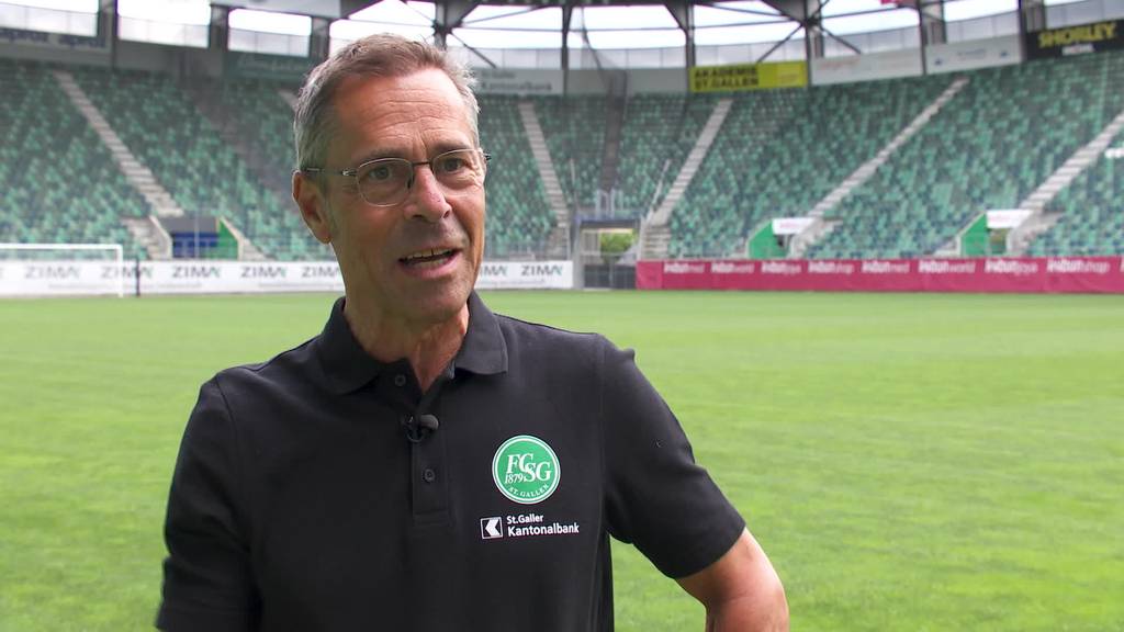 EM-Spektakel: ehem. Sportmoderator und FCSG-Präsident Hüppi