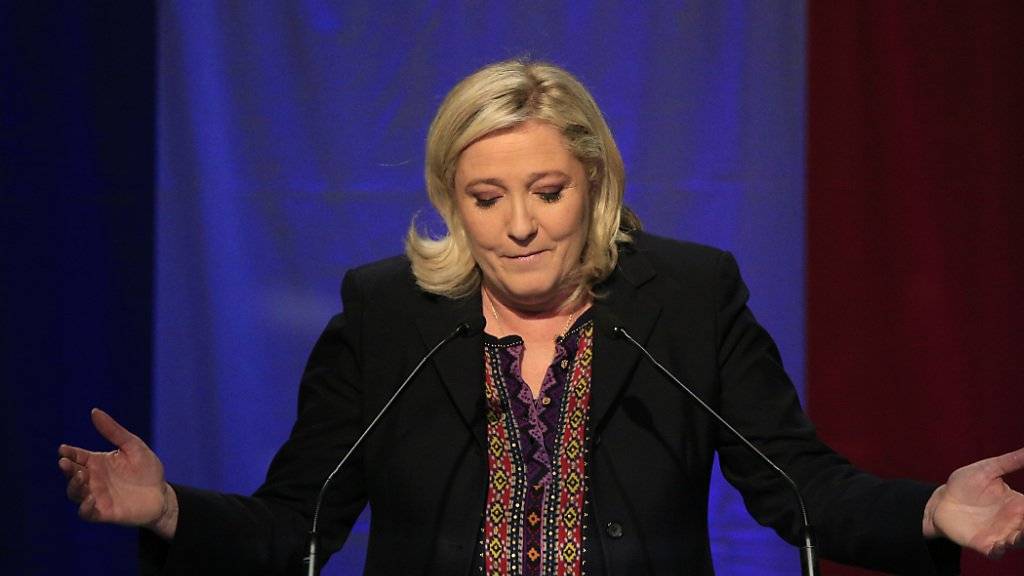 Steht nun doch mit leeren Händen da: Bei den französischen Regionalwahlen hat der Front National von Parteichefin Marine Le Pen in keiner einzigen Region eine Mehrheit geholt.