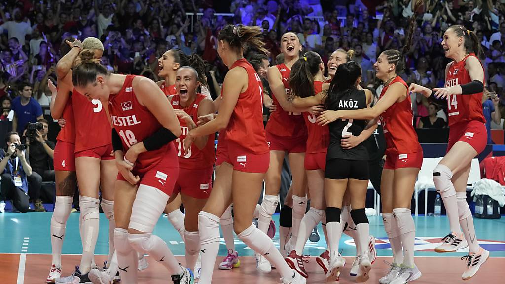 Grosser Jubel bei den Türkinnen nach dem gewonnen EM-Final