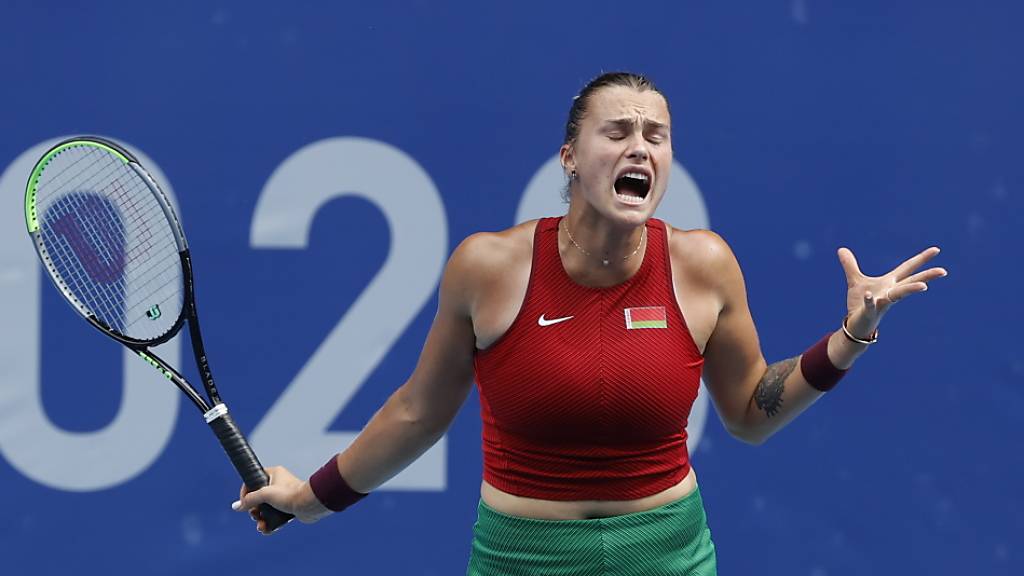 Kein guter Tag: Aryna Sabalenka scheiterte in der 2. Runde knapp