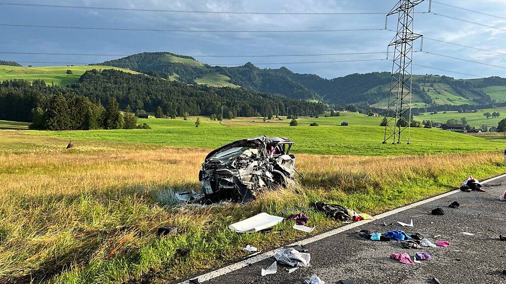 68-jähriger Autofahrer stirbt bei Unfall in Ricken SG