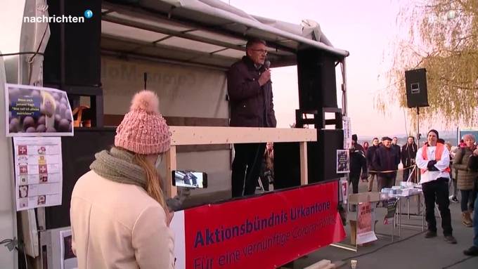 Streit um Corona-Demon in Lachen