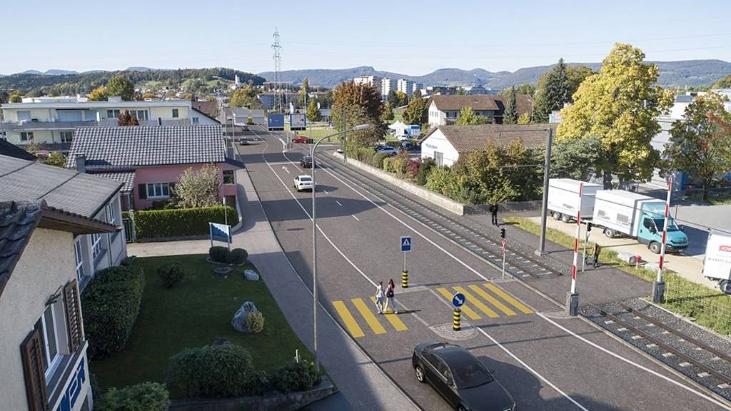 Visualisierung Umbau Nordstrasse in Gränichen