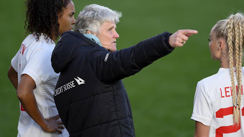 Pia Sundhage gibt letzte Anweisungen
