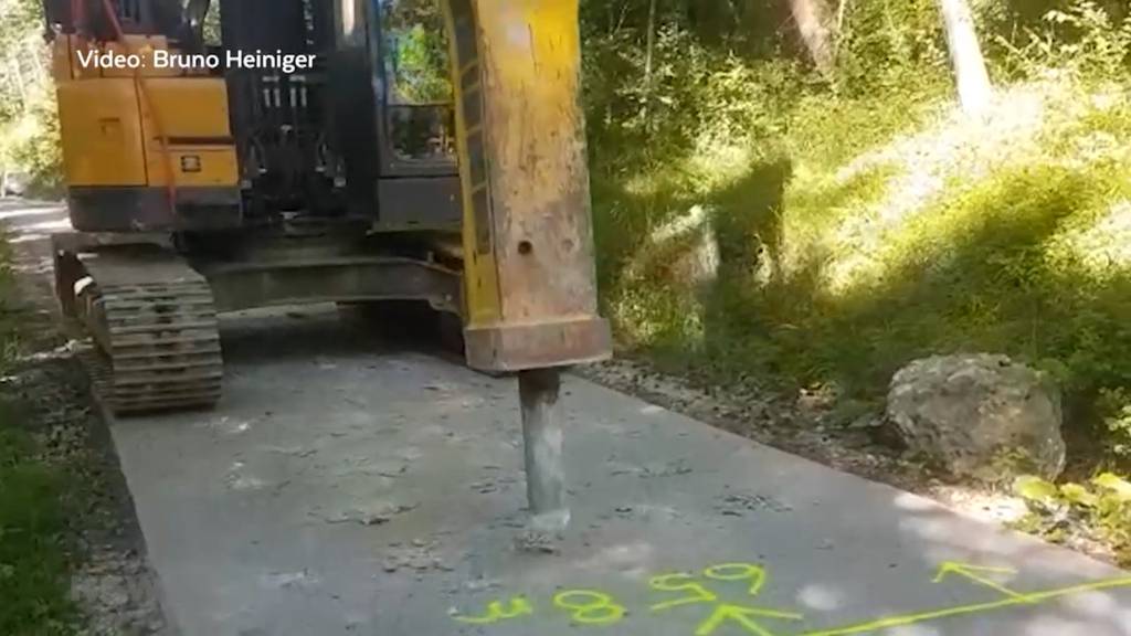 Naturstrasse am Roggen widerrechtlich betoniert: Bürgergemeinde muss Strasse in Oensingen zurückbauen