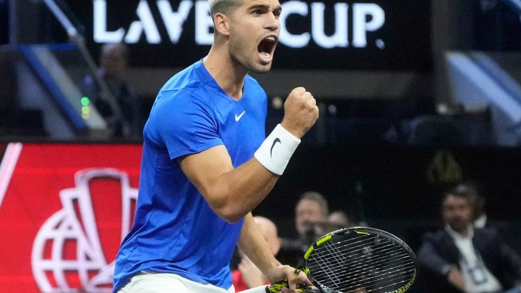 Carlos Alcaraz siegt im Doppel an der Seite von Jakub Mensik für Europa