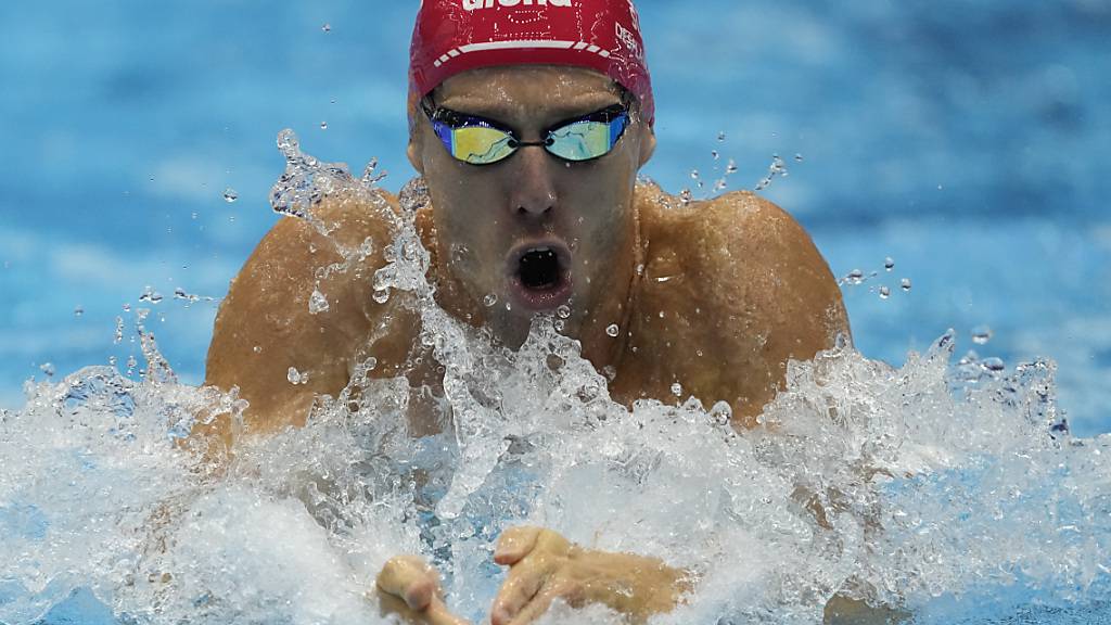 Trotz neuem Landesrekord verpasste die Schweizer Lagenstaffel (im Bild Jérémy Desplanches) den Final über 4x100 m Lagen