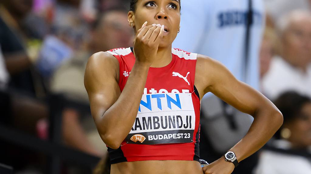 Mujinga Kambundji nach ihrem Halbfinal über 100 m an der WM in Budapest