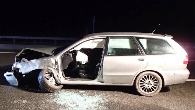 Geisterfahrerin verursacht  Unfall im Bareggtunnel