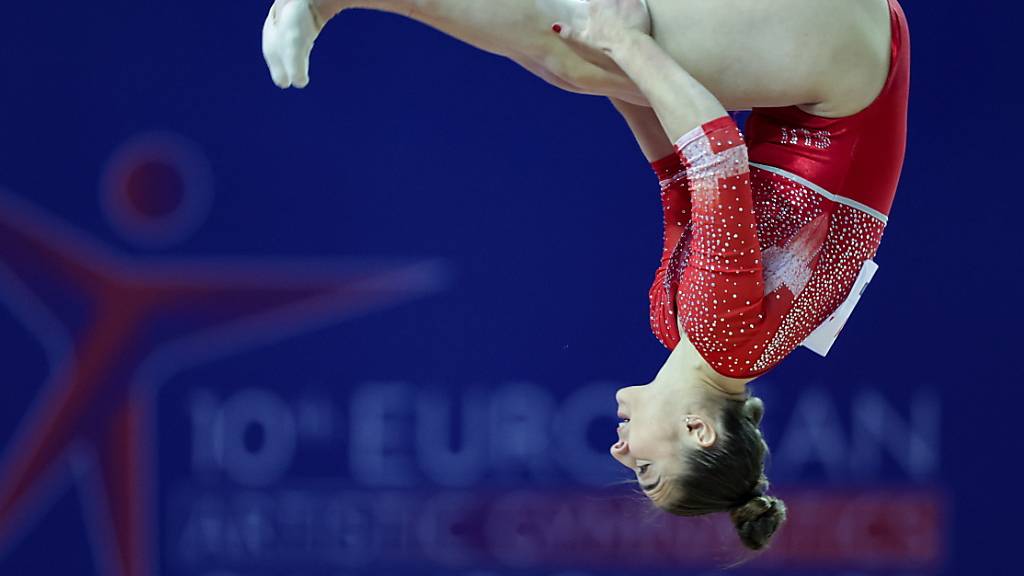 Lena Bickel behält auch in der Luft die Orientierung