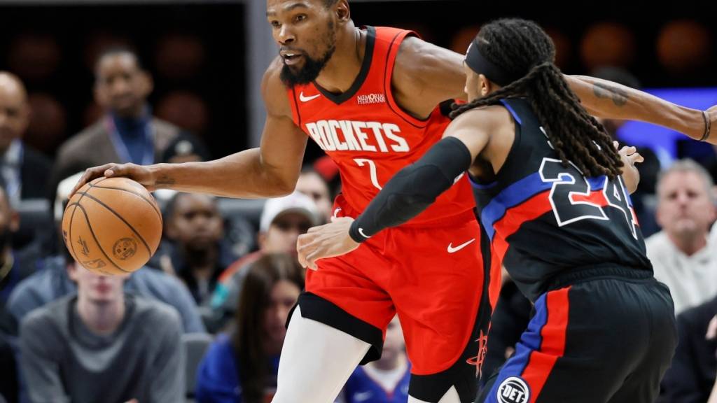 Kevin Durant erzielte 32 Punkte für die Rockets