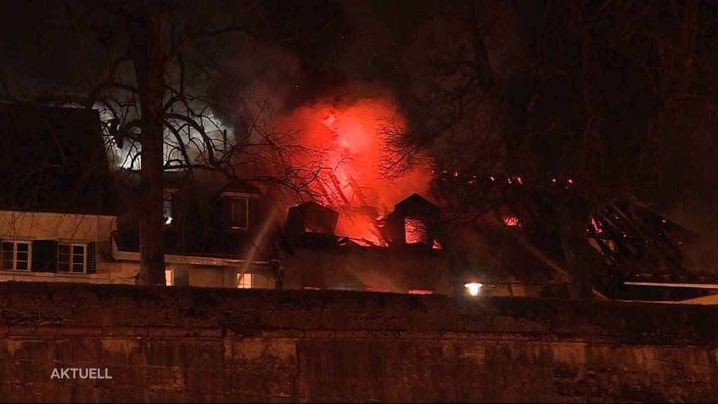 Grossbrand in der Altstadt Solothurn