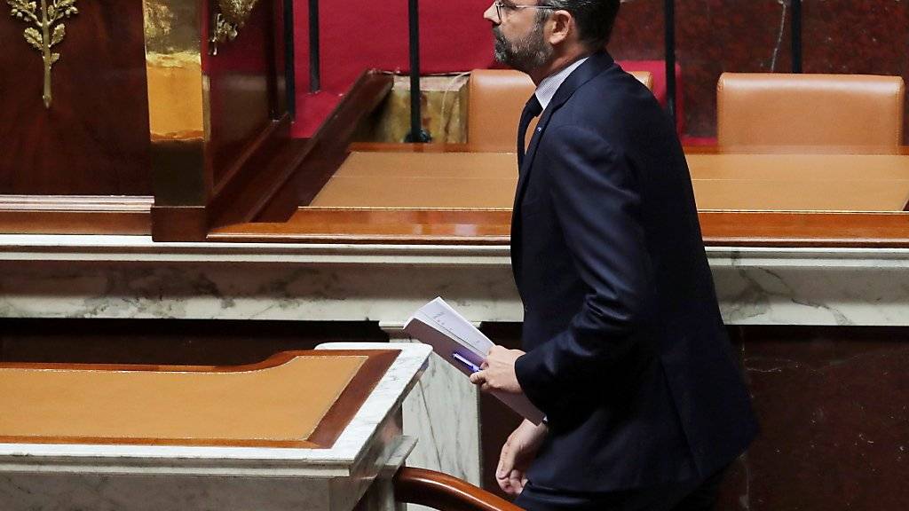 Klimapolitik im Zentrum: Der französische Premierminister Edouard Philippe bei seiner Regierungserklärung vor der Nationalversammlung in Paris.