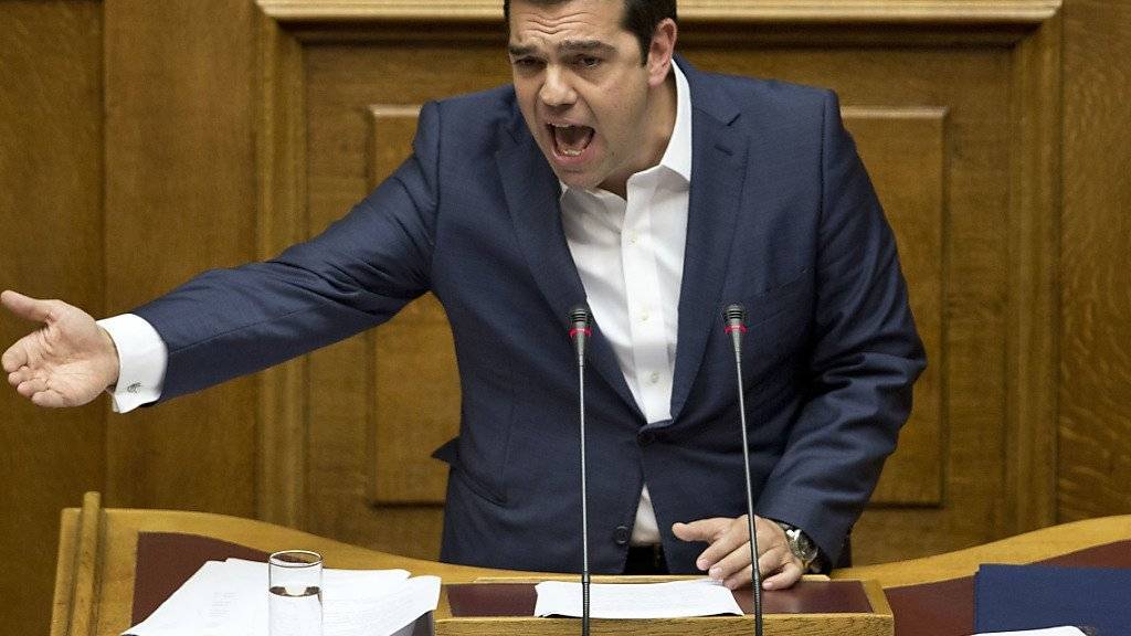 Misstrauensvotum wie erwartet überstanden: Der griechische Regierungschef Alexis Tsipras kann auf den Rückhalt seiner Regierungskoalition zählen.