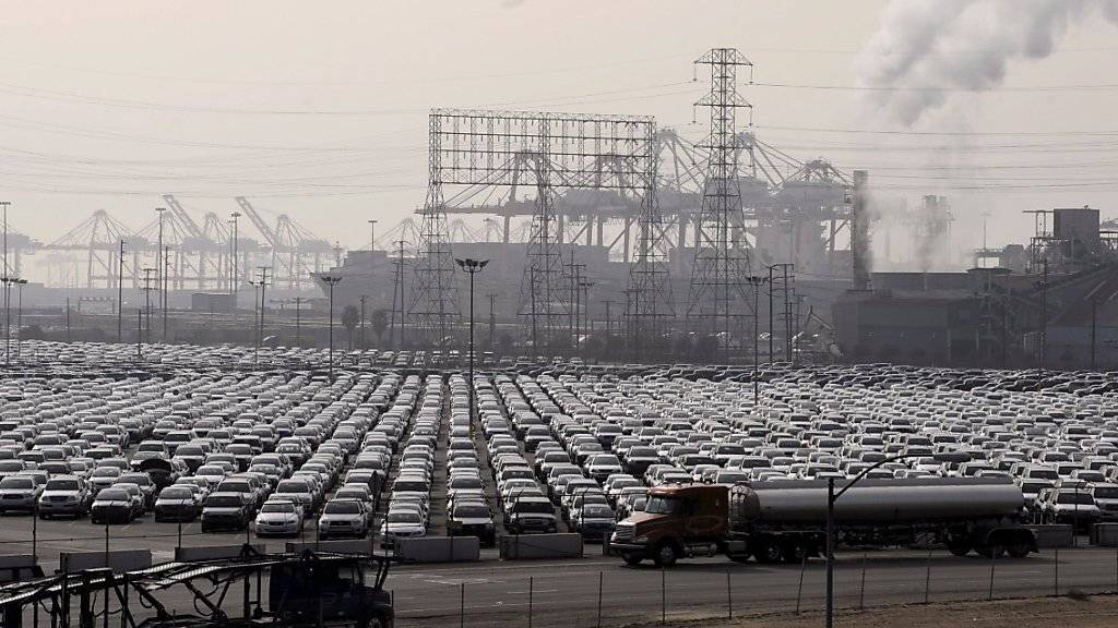 Industriegelände in Long Beach: Kaliforniens Städte leigen an der Spitze der Orte in den USA mit der schlechtesten Luftqualität. (Archivbild)