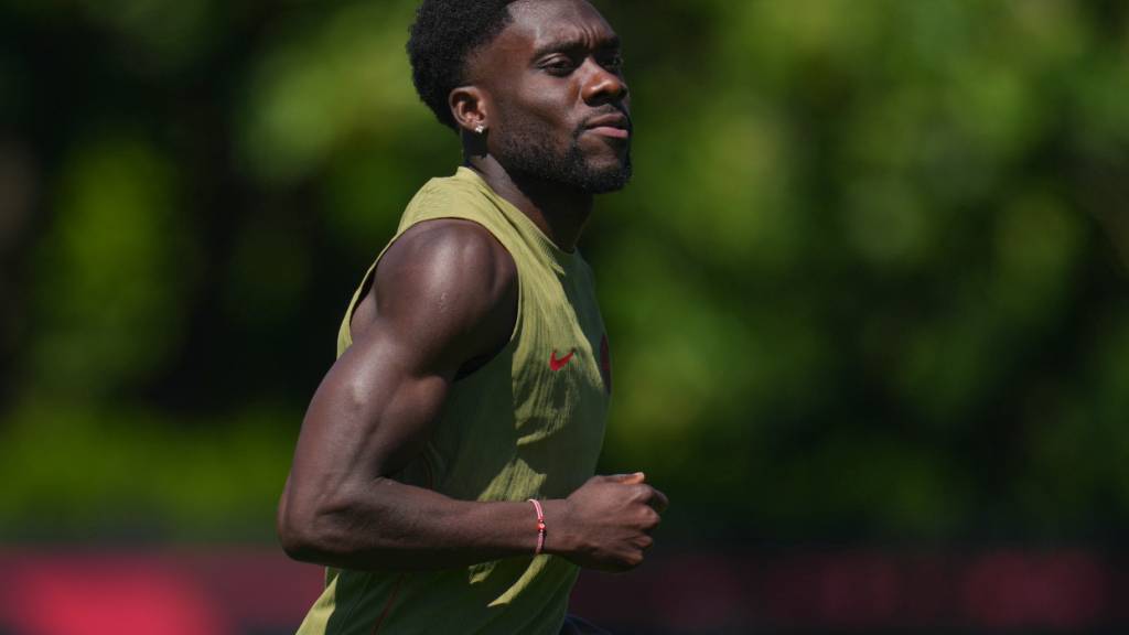 Alphonso Davies konnte in Vancouver mit der Mannschaft trainieren
