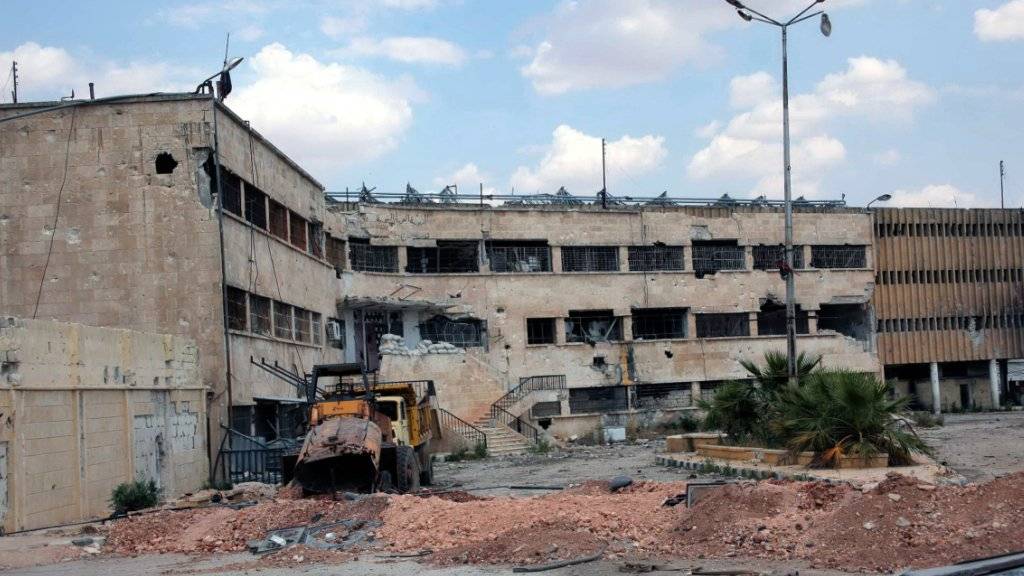Überresten der Haftanstalt im syrischen Aleppo: Opfer berichten vom brutalen Vorgehen des Regimes unter anderem in Gefängnissen. (Symbolbild)